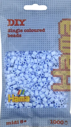 midi perler 1000 stk pastel isblå 97>Hama Discount