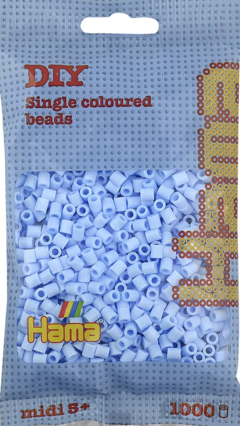 midi perler 1000 stk pastel isblå 97>Hama Discount