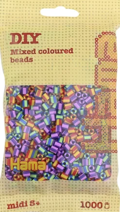 midi perler 1000 stk stribet mix 92>Hama Sale