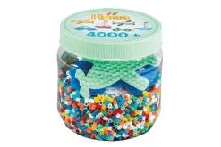 midi perler 4000stk + 3 stiftplader ass>Hama New