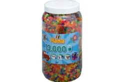 midi perler 13000stk neon mix>Hama Online