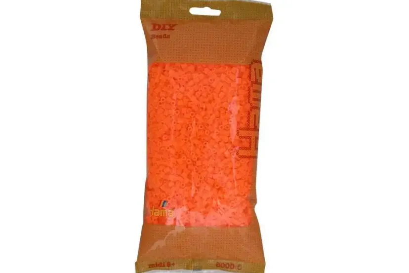 midi perler 6000stk neon orange>Hama Best