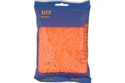 midi perler 3000stk neon orange>Hama
