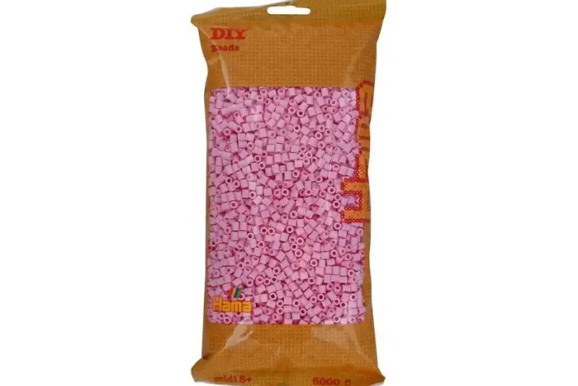 midi perler 6000stk pastel rosa>Hama Hot