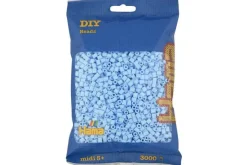 midi perler 3000stk pastel isblå>Hama