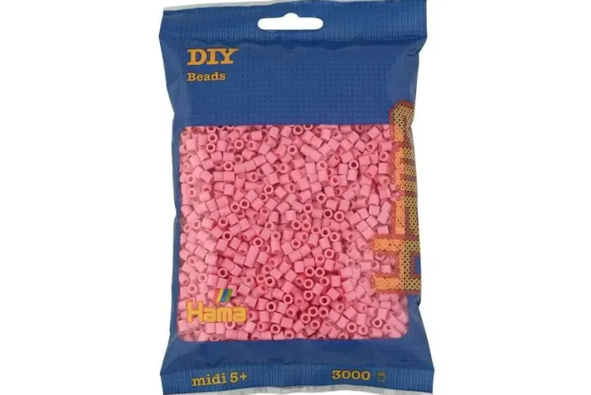 midi perler 3000stk pink>Hama Discount