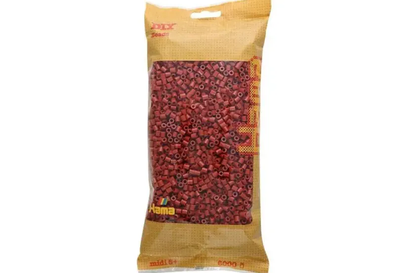 midi perler 6000stk rødbrun>Hama Clearance