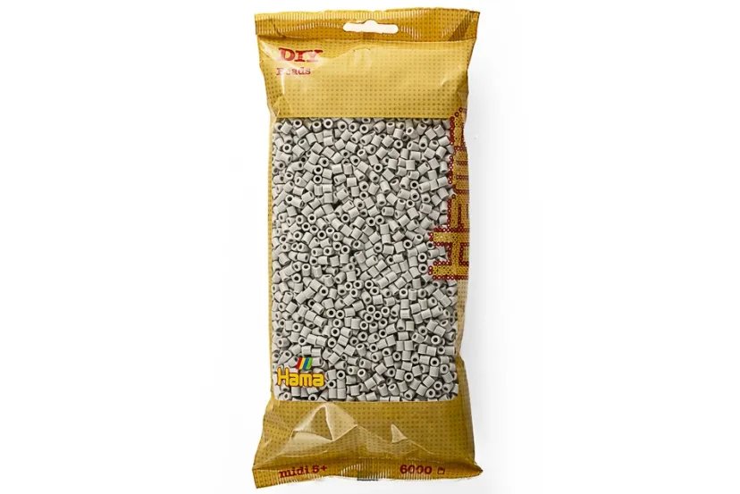 midi perler 6000stk skyet grå>Hama Discount
