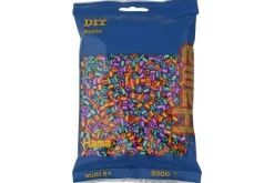 midi perler 3000stk stribet mix 92>Hama