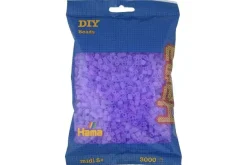 midi perler 3000stk transp. lilla>Hama New