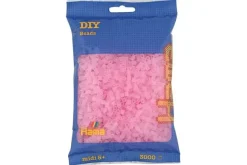 midi perler 3000stk transp. pink>Hama Best