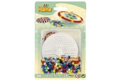 rund plade m/perler & connector i blister>Hama Clearance
