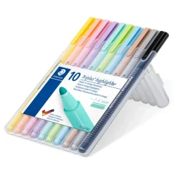 Highligther triplus pastel 10 stk>Staedtler