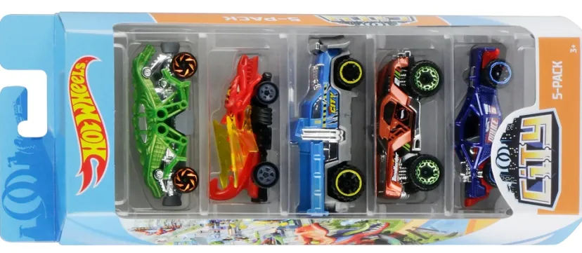 Basics 5-pak biler ass>Hot Wheels Discount