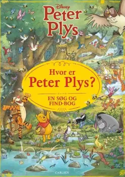Hvor er Peter Plys? En søg og find-bog> Outlet
