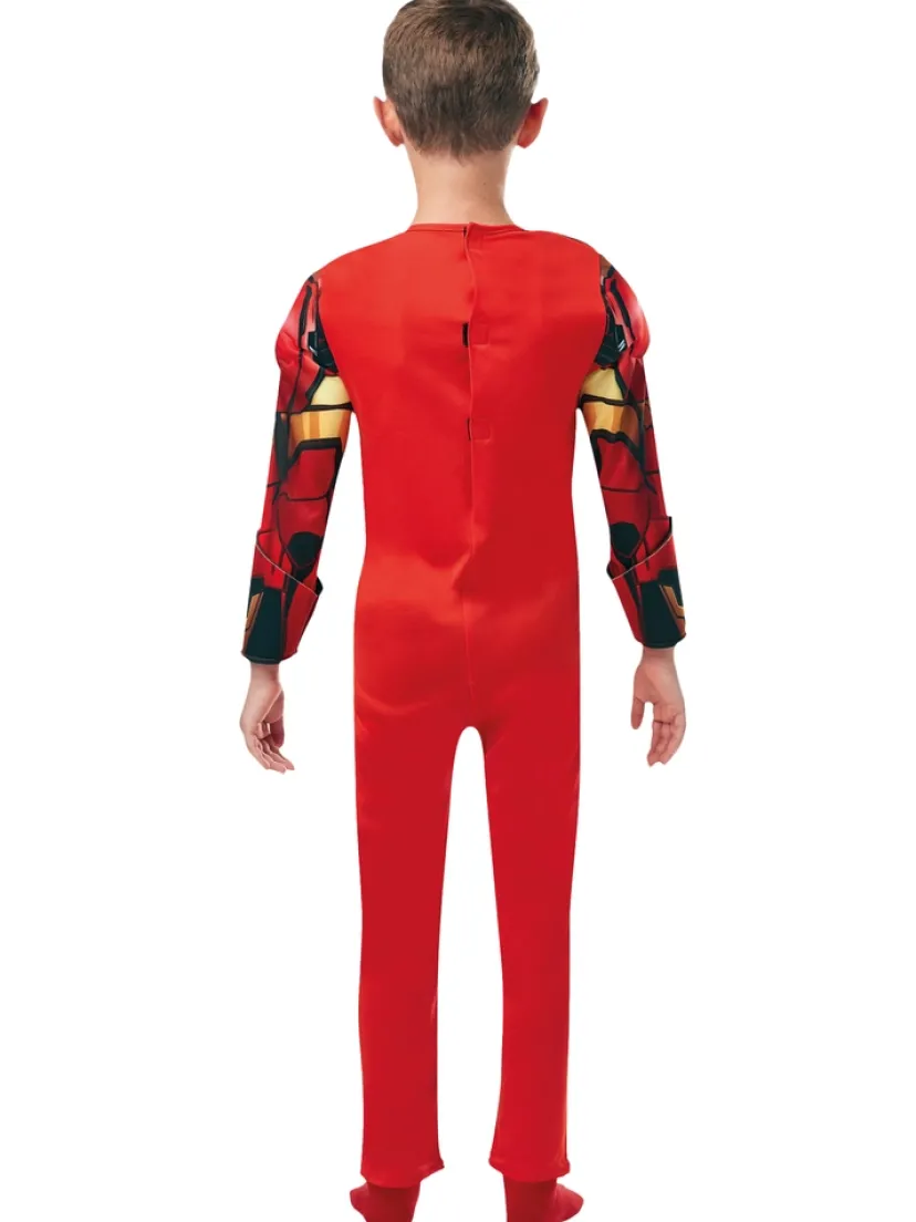 Iron Man Deluxe kostume med maske str. 3-4 år>Marvel Best