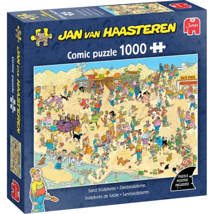 JvH Sand Sculptures 1000 brikker>Jan Van Haasteren New