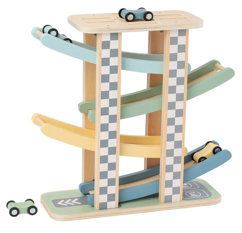 Kinder and Kids Bilbane med biler, 4 stk>KINDERANDKIDS Online