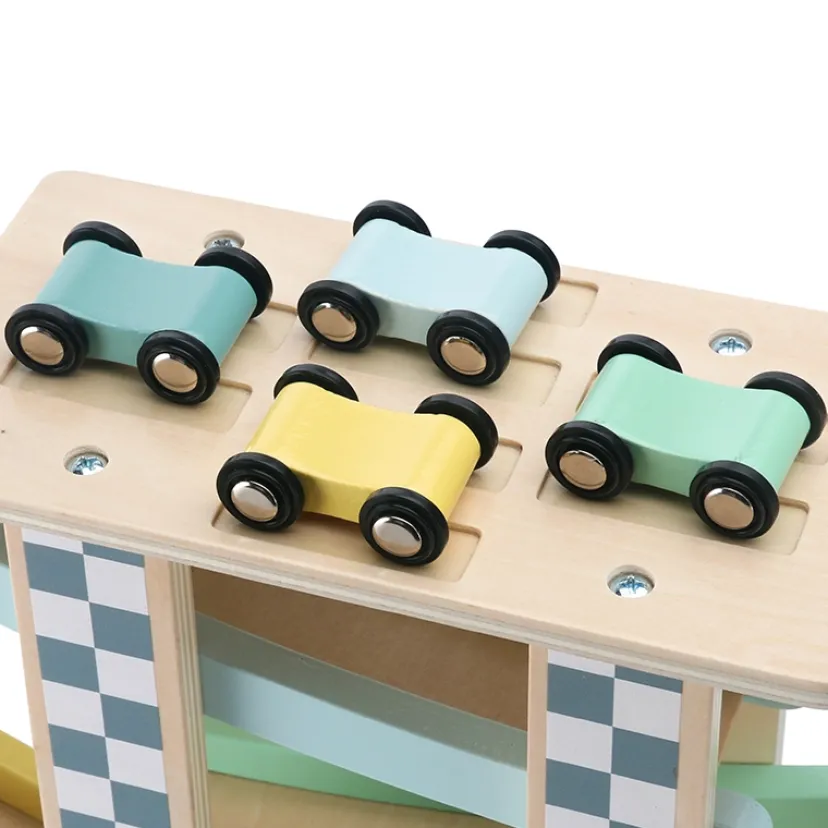 Kinder and Kids Bilbane med biler, 4 stk>KINDERANDKIDS Online