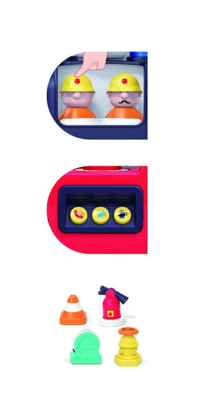Kinder and Kids Brandbil med lys, musik og bevægelse>KINDERANDKIDS Clearance