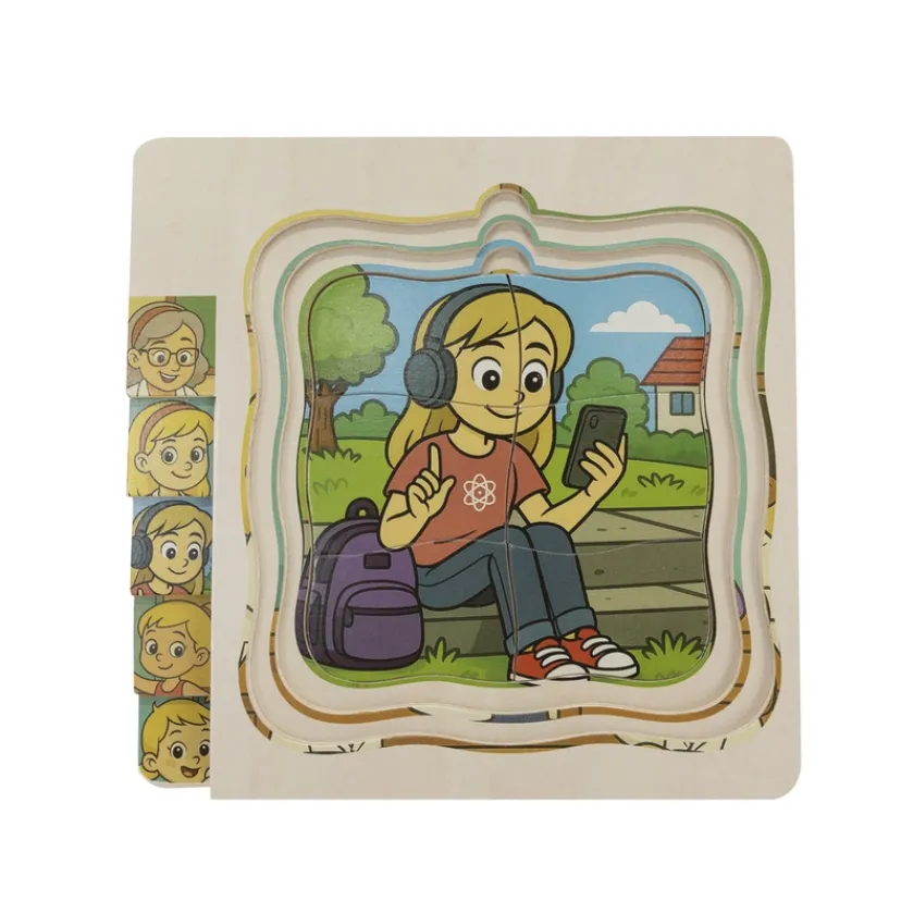 Kinder and Kids Lag-puslespil, Pigeliv>KINDERANDKIDS Online