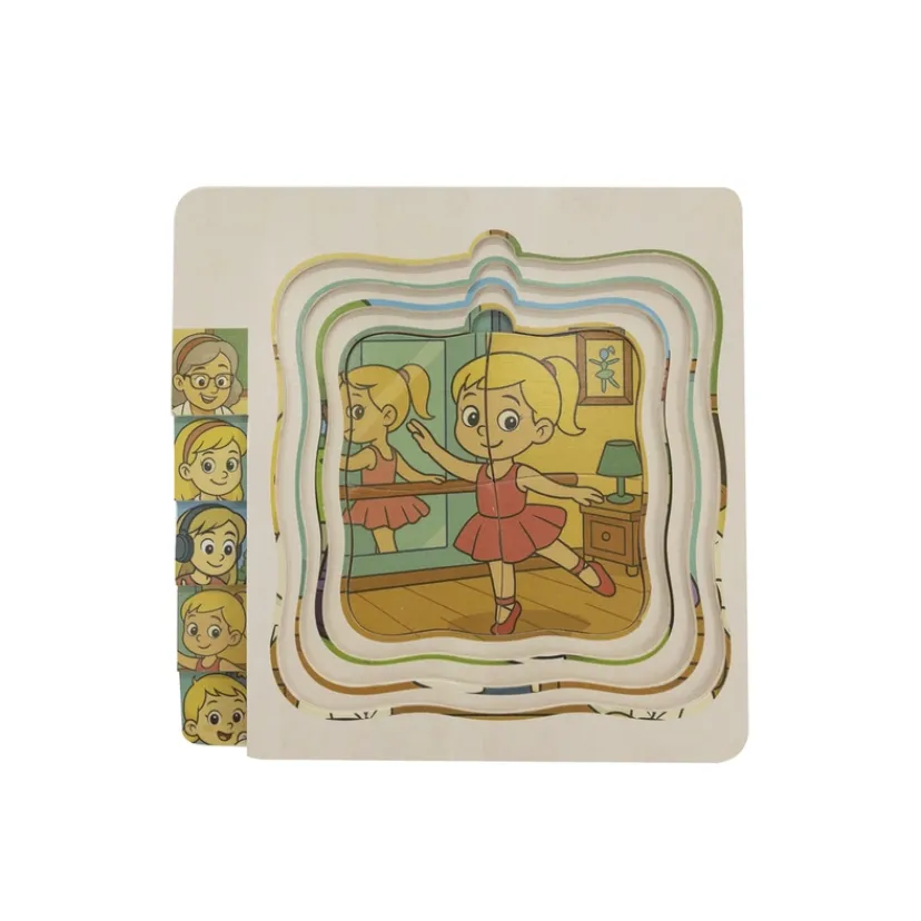 Kinder and Kids Lag-puslespil, Pigeliv>KINDERANDKIDS Online