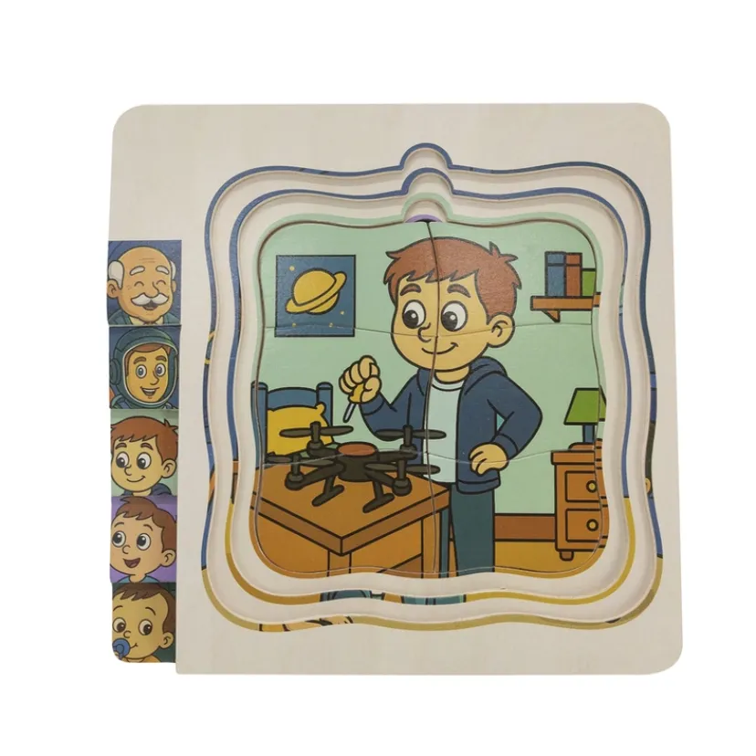 Kinder and Kids Lag-puslespil, Drengeliv>KINDERANDKIDS Online