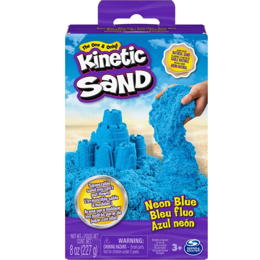 Kinetic Sand Neonboks med Primærfarver> Outlet