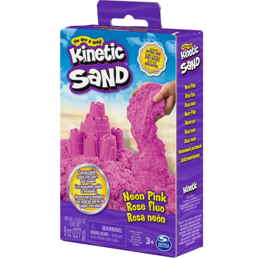 Kinetic Sand Neonboks med Primærfarver> Outlet