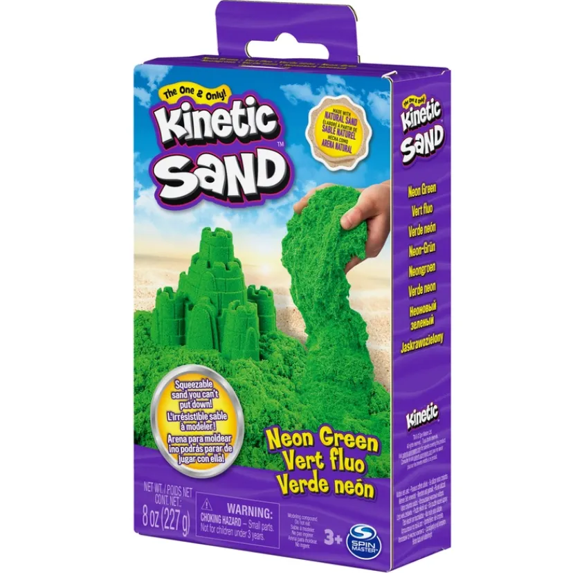 Kinetic Sand Neonboks med Primærfarver> Outlet