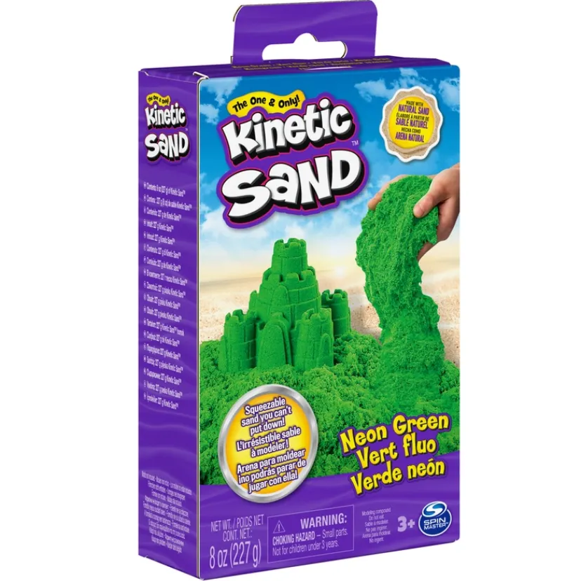 Kinetic Sand Neonboks med Primærfarver> Outlet