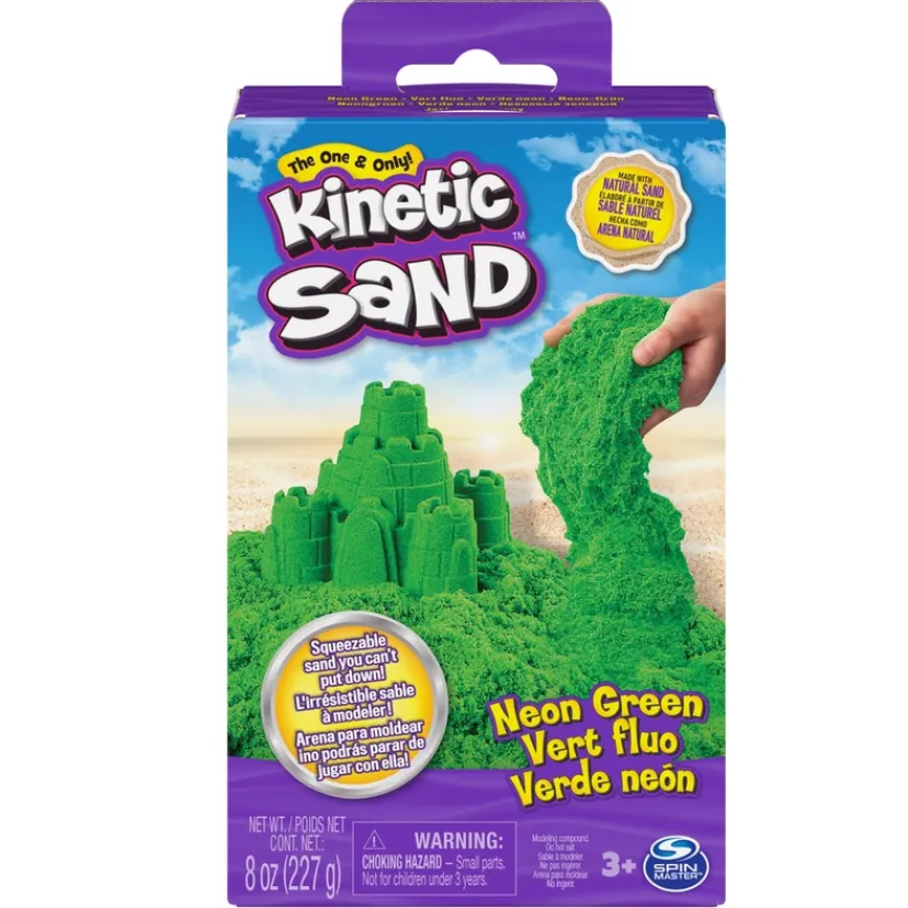Kinetic Sand Neonboks med Primærfarver> Outlet