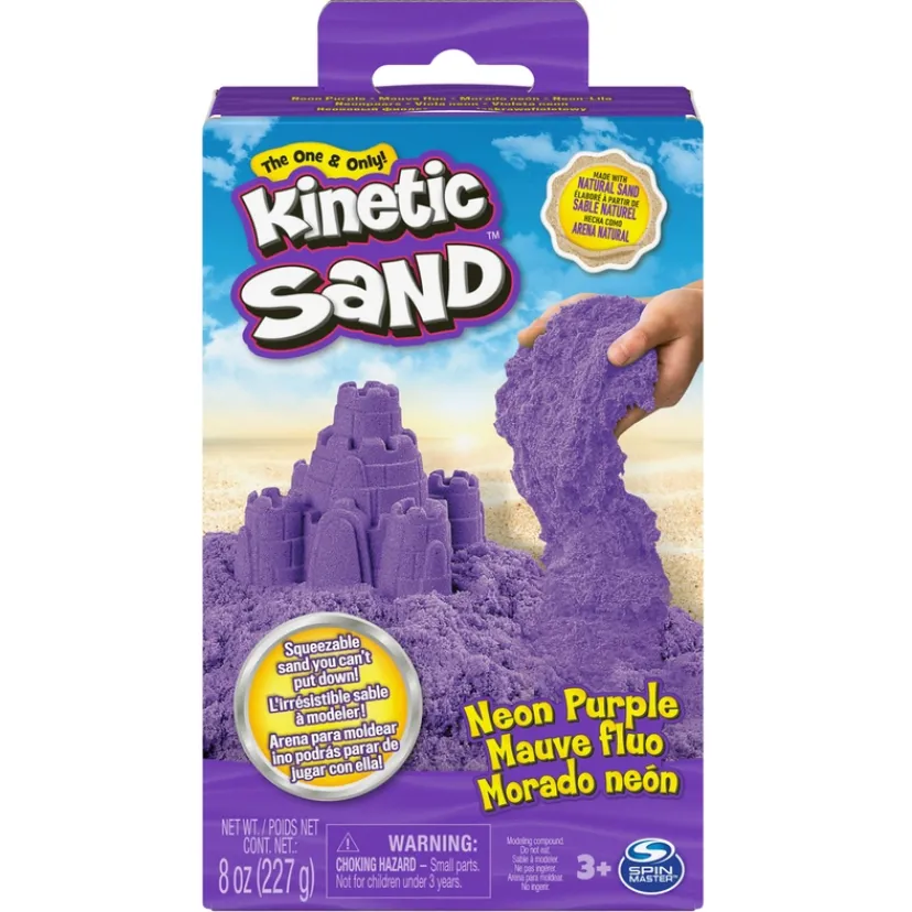 Kinetic Sand Neonboks med Primærfarver> Outlet