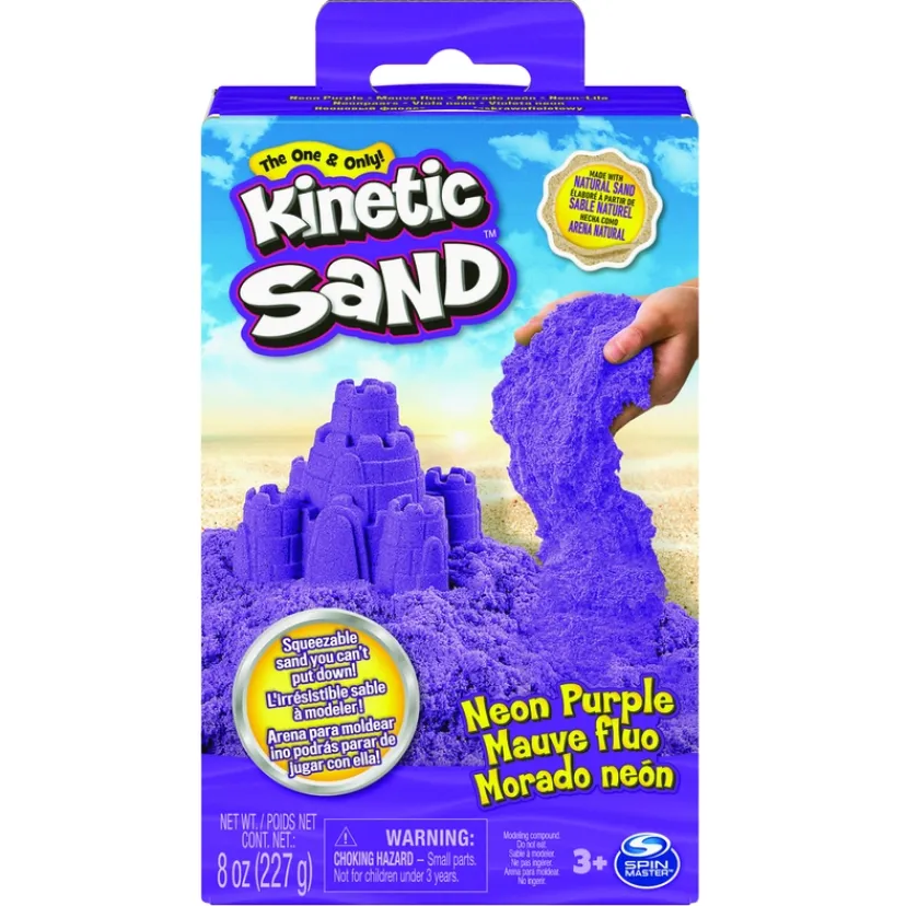 Kinetic Sand Neonboks med Primærfarver> Outlet