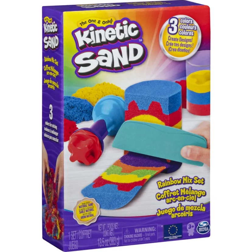 Rainbow Mix Set>Kinetic Sand Best