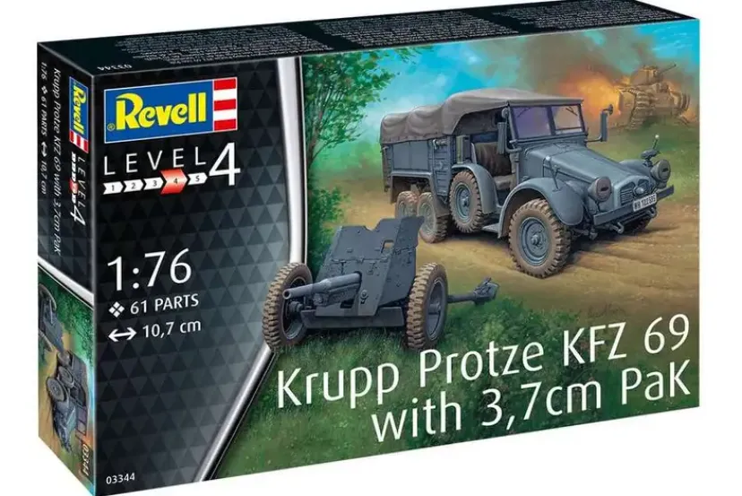 Krupp Protze KFZ 69 with 3,7cm Pak 1:76>Revell Online