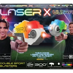 Laser X Blaster med lys og lyd. 2 stk> Sale