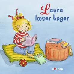Laura læser bøger>