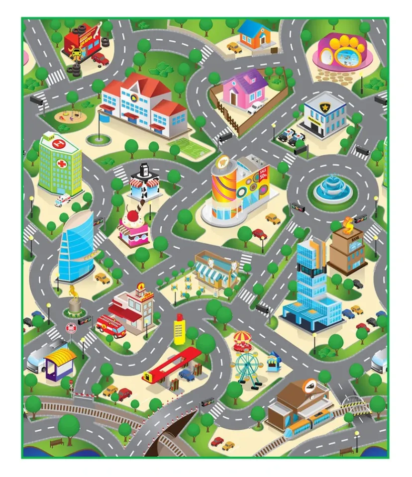 Legemåtte city 120 cm> Sale