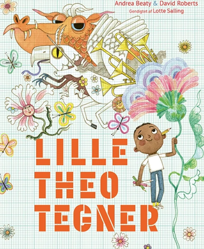 Lille Theo tegner> Best