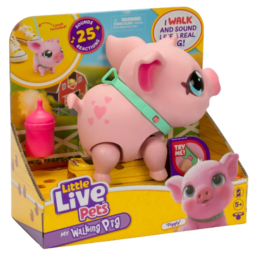 Piggly den gående kæledyrsgris>Little Live Pets Hot