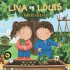 Liva og Louis i køkkenhaven> New