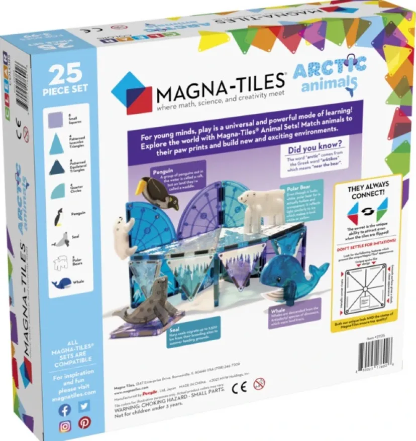 MAGNA-TILES Arctic Animals 25 stk.>MAGNATILES Best