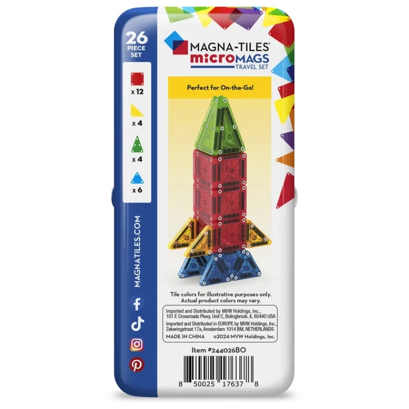 MAGNA-TILES micro MAGS Travel Tin case>MAGNATILES Best
