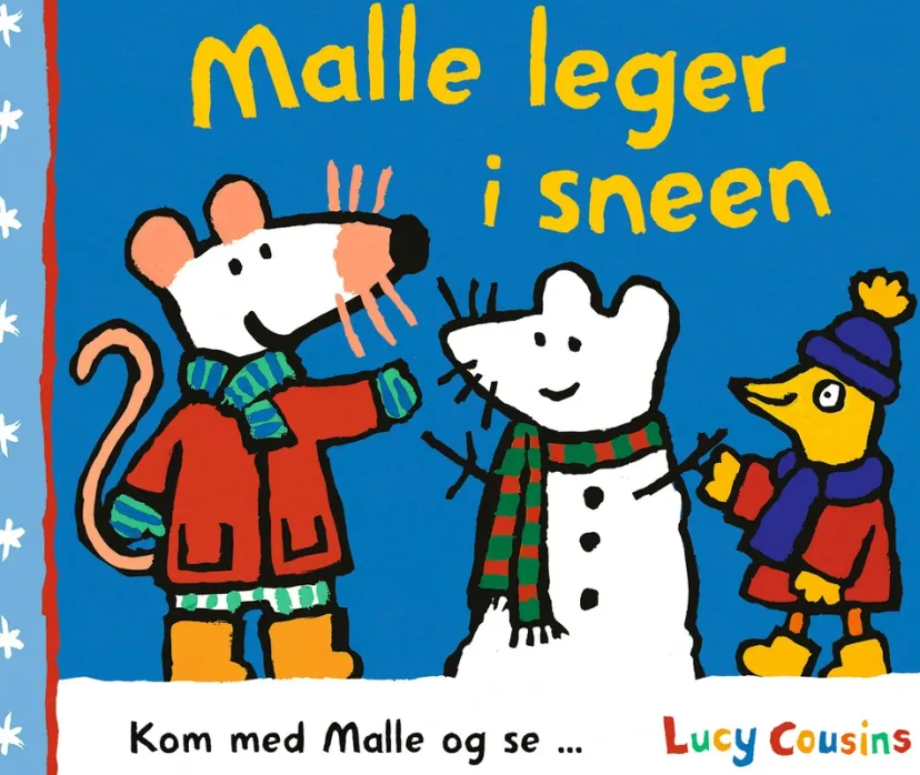 Malle leger i sneen> Best
