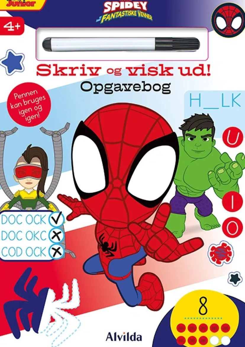 Marvel - Spidey - Skriv og visk ud> Sale