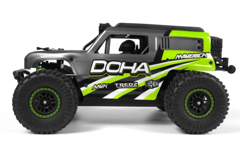 Maverick Doha 1/20 4WD Electric Truck - Green>Maverick RC Clearance