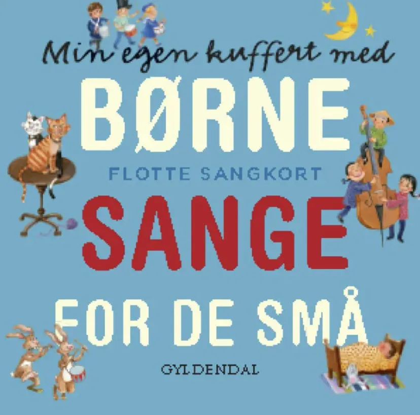 Min egen kuffert med børnesange for de små. Flotte sangkort> Sale