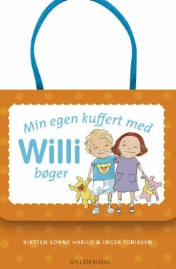 Min egen kuffert med Willi bøger>