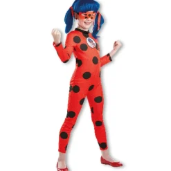 Miraculous Ladybug Classic kostume med maske str. 7-8 år> Clearance